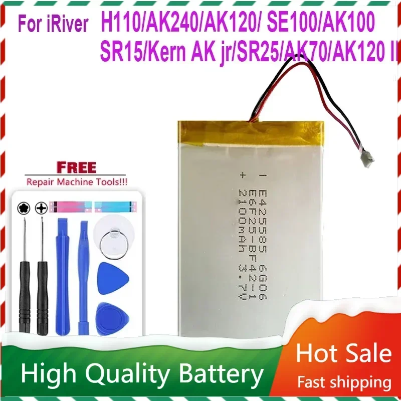 

Аккумулятор для IRiver Astell & Kern SR15 AK240 SE100 AK70 Kern AK Jr SR25 AK100 AK120 HIFI H10 H110 H120 H140 H320 Плеер MP3