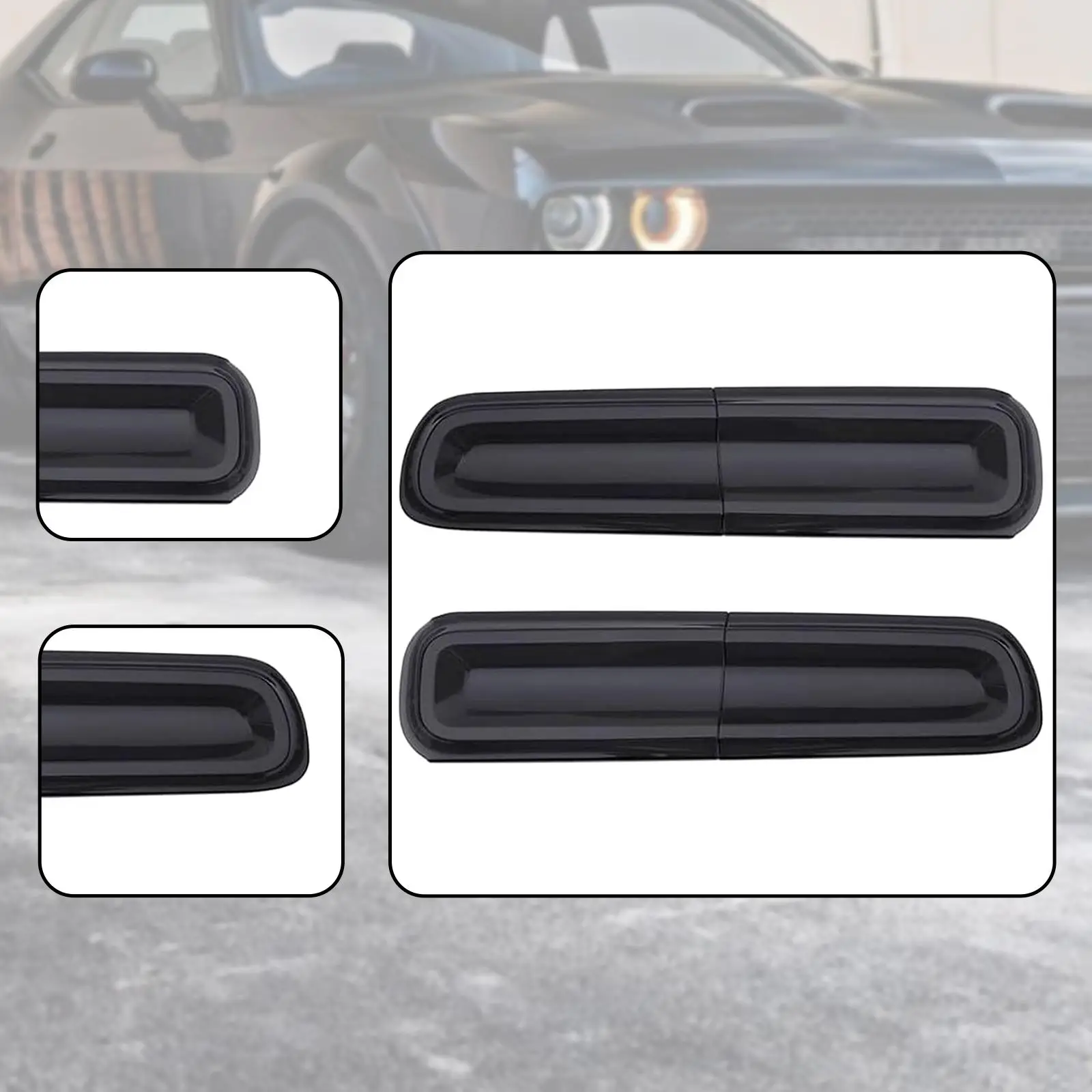 

Rear Light Cover Tail Lamp Guard Trim Bezel Frame Scratch Resistant Decoration Black Easy Installation Rear Light Protector