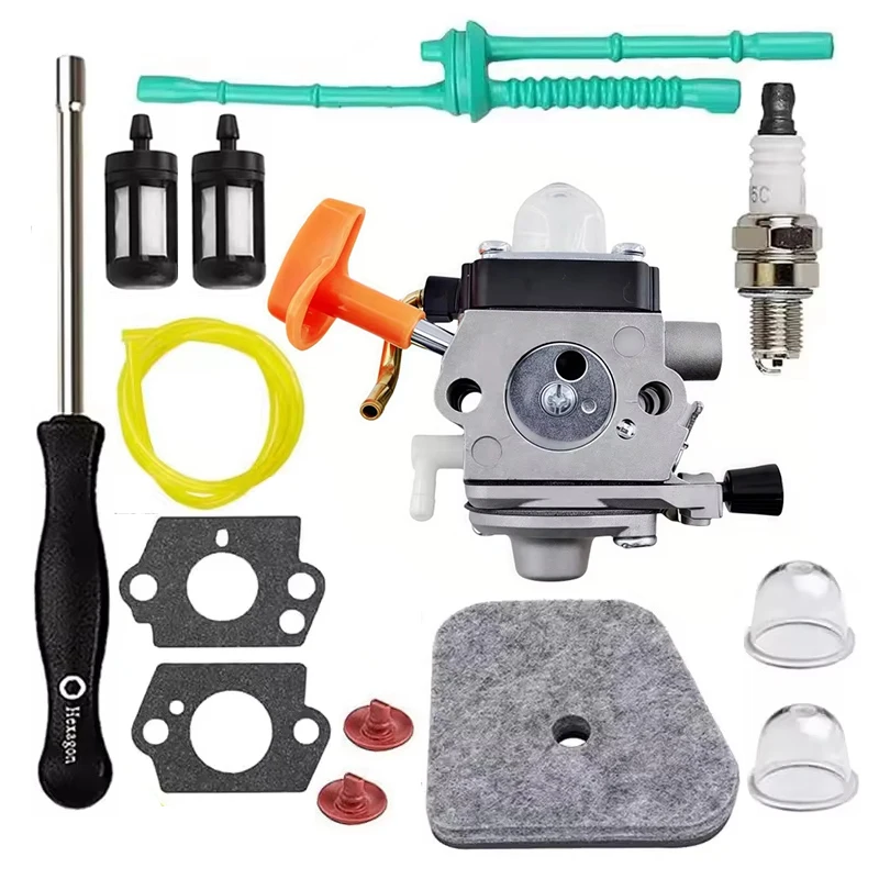 Carburetor Kit For STIHL FS87 FS90 FS100 FS110 FS130 KM110R KM130 HL90 HT100 HT101 Trimmer Replacement Parts