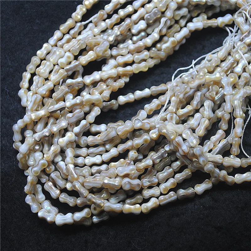 2 String 88PCS 5X8MM SIZE Natural Brown Shell Strings Mother Of Pearl DIY Jewelry For Women Bracelets Makings