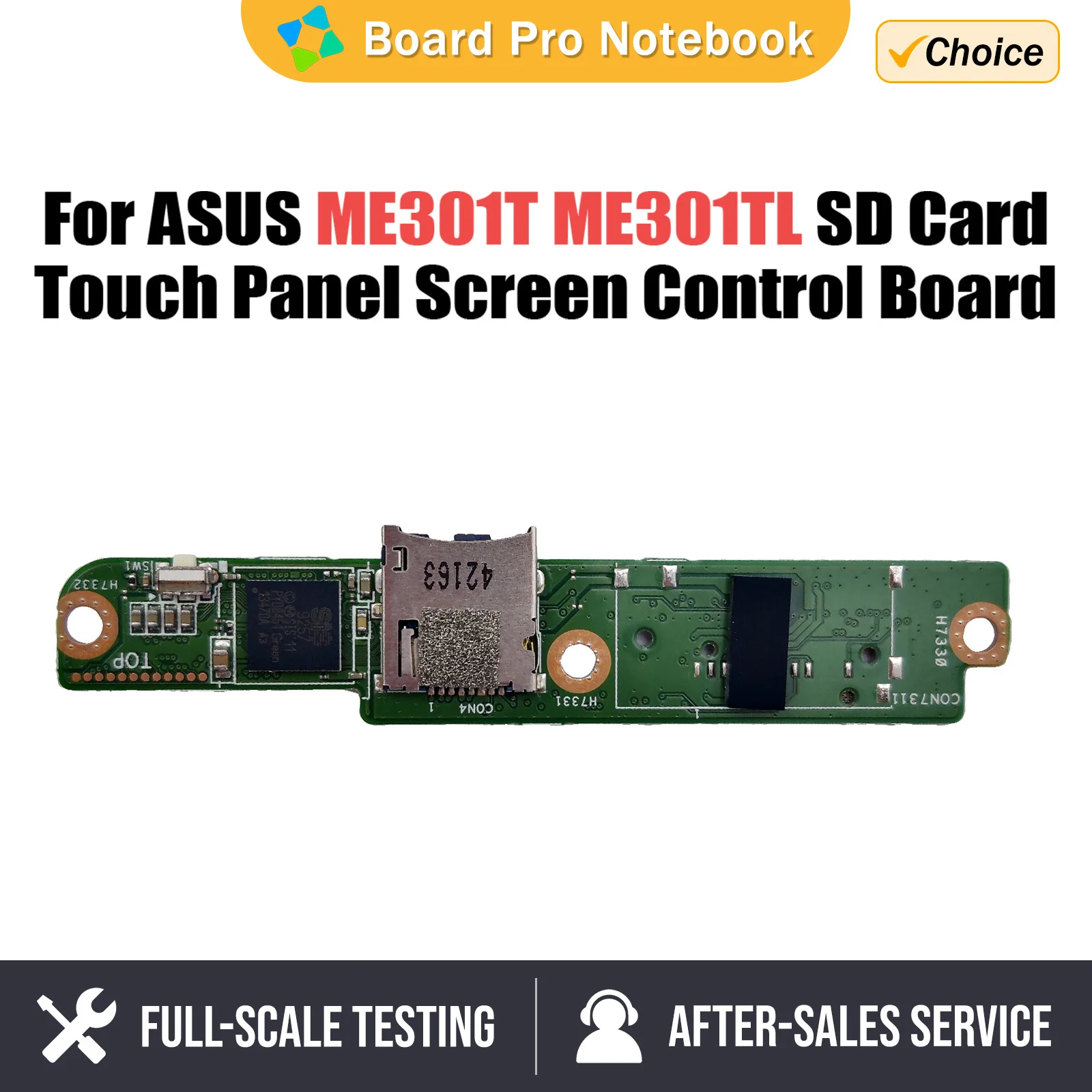 

For ASUS ME301T ME301TL K001 Micro SD Card Touch Panel Screen Control Board ME301TL_IO_SIS Tests OK Fast Ship