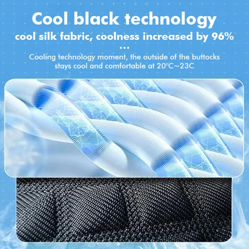 Car ventilation cushion summer cooling breathable seat cushion Seat USB adjustable cooling pad Home office blowing cushion