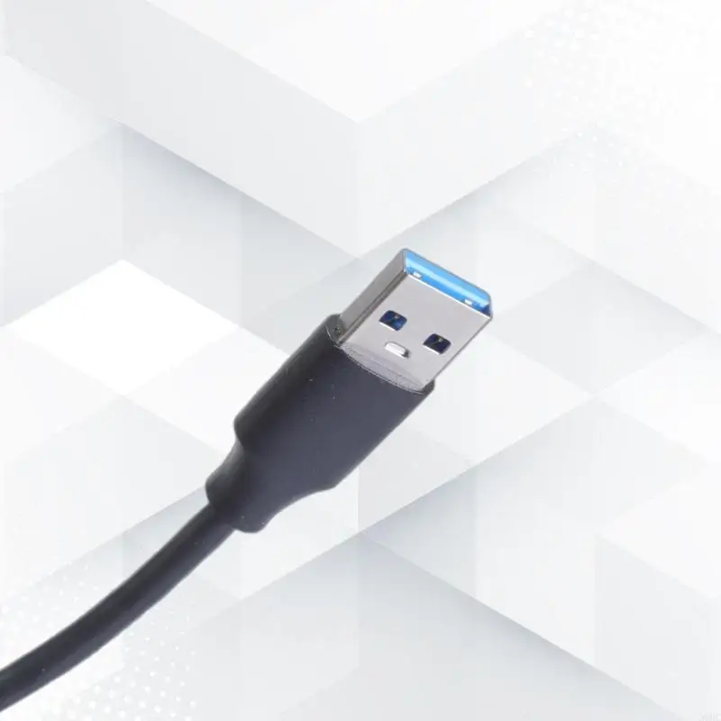 

Кабель зарядки USB к USB C с кнопкой переключения, USB на тип C Power Adapter Data Data Data для вентилятора светодиодного