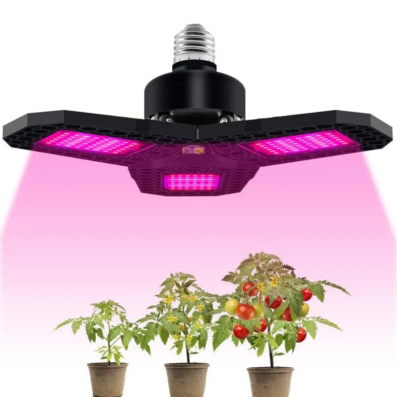 Grow Lights For Indoor Plants Full Spectrum LED Lighting Bulbs Greenhouse Lamp For Plants Growth For Tomatoes Peppers Eggplants