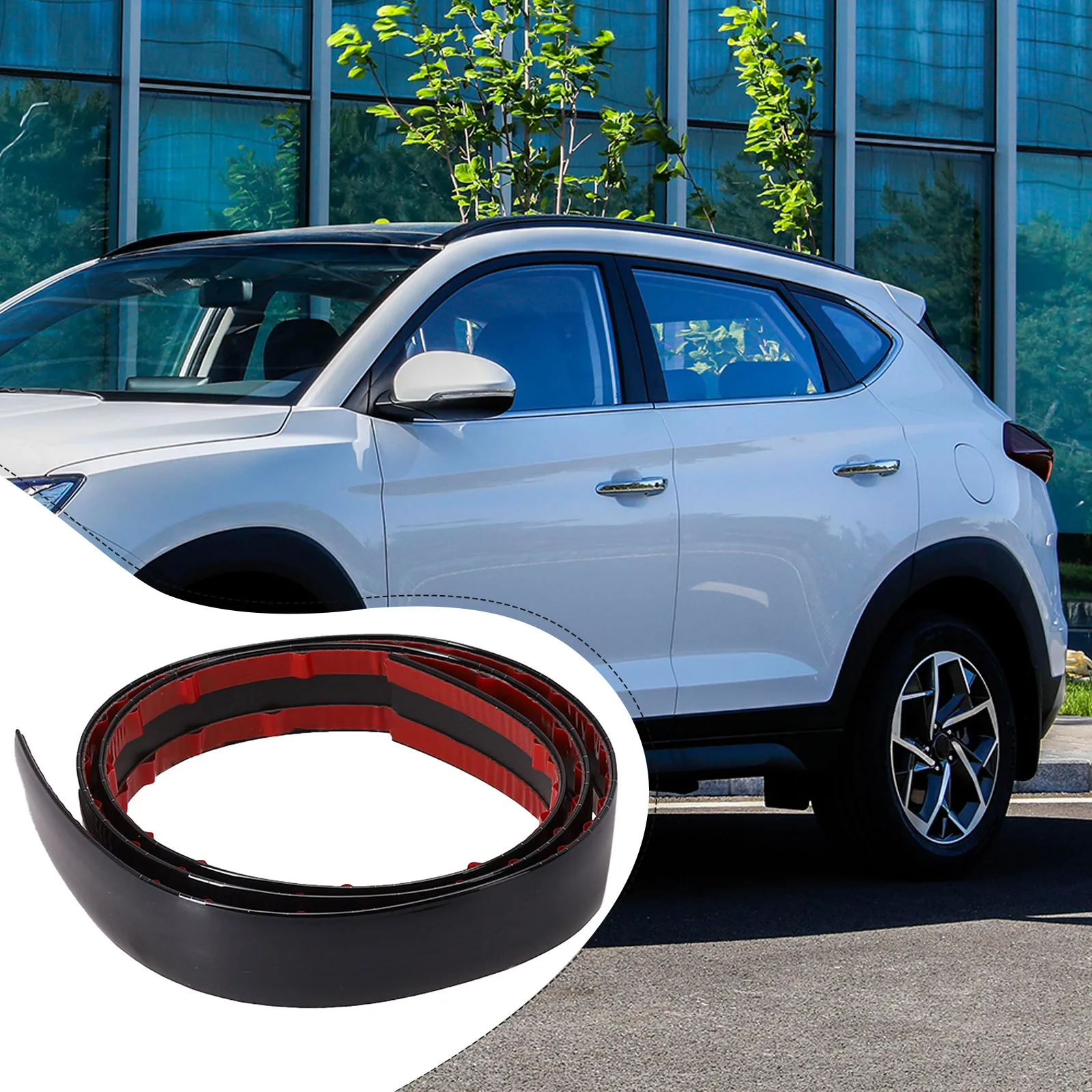 شريط ديكور مضاد للتصادمات للسيارة، شريط حماية ناعم من مادة PVC مضاد للصدمات ومضاد للتصادمات بشكل آمن