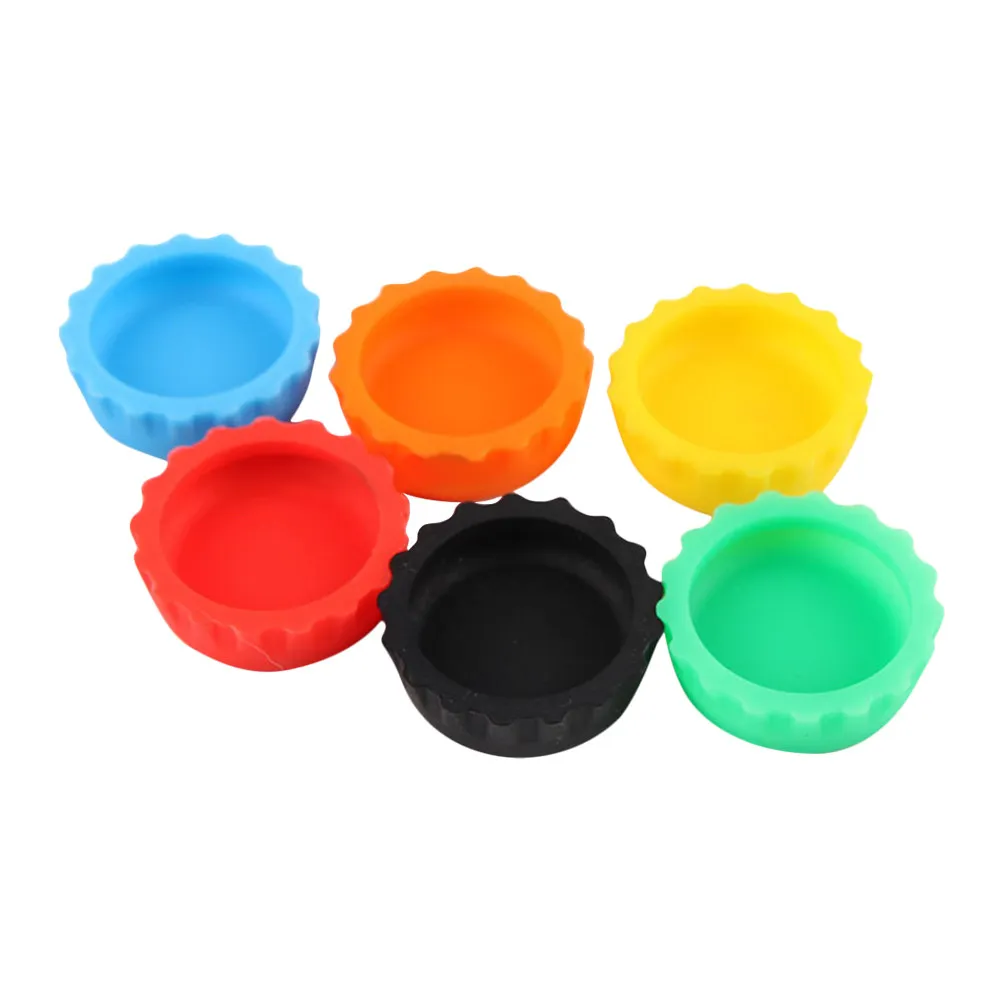 6Pcs Silicone Reptile Feeding Bowls Non Slip Smooth Surface Easy Clean Mixed Color for Gecko Lizard Chameleon Snake Hermit Crab