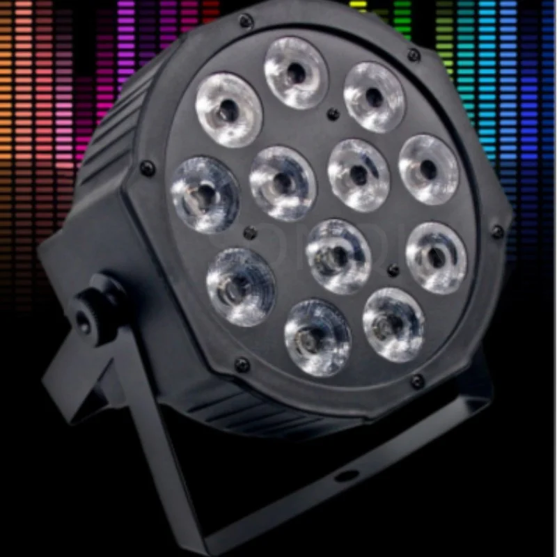 

LED Party Lights 12X18W RGBWA UV 6IN1 12X12W RGBW 4IN1 Flat Par Light Wash Fixture Dj Light Uplight For Stage Disco Dance Floor