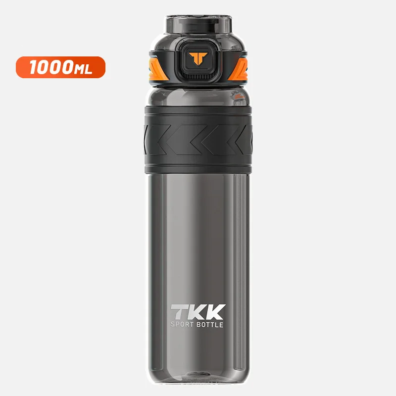 Large Capacity Sport Water Bottle With Straw And Rope Tritan Material Portable Gym Outdoor Travel Drinkware Bpa Free 1L