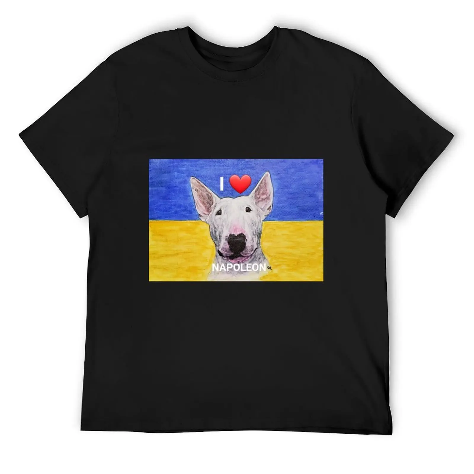 

Bull terrier Napoleon T-Shirt graphic tee shirt funny shirt cotton essential t shirt Personalized t-shirt vintage t men