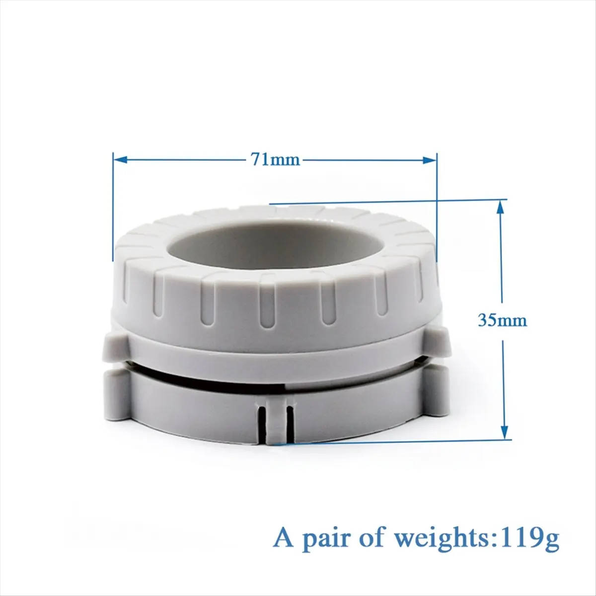 1Pair Opener Kits for 1/4inch Hub Adapter Plastic Base for Reel to Reel Recorder
