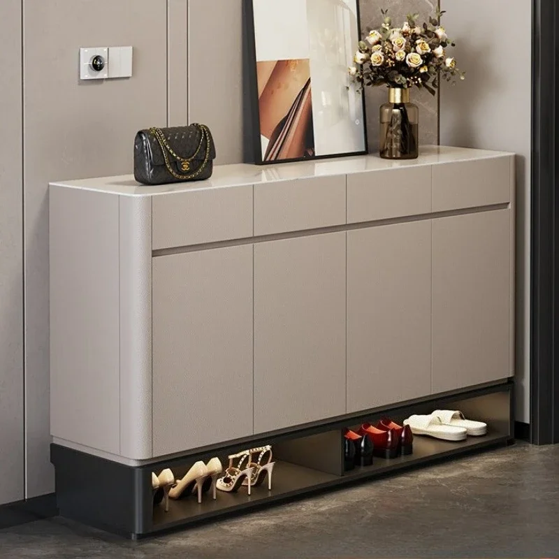 

Makeup vanity Dressing table dressers Simple modern rock slab countertop large capacity locker multi-function storage cabinet