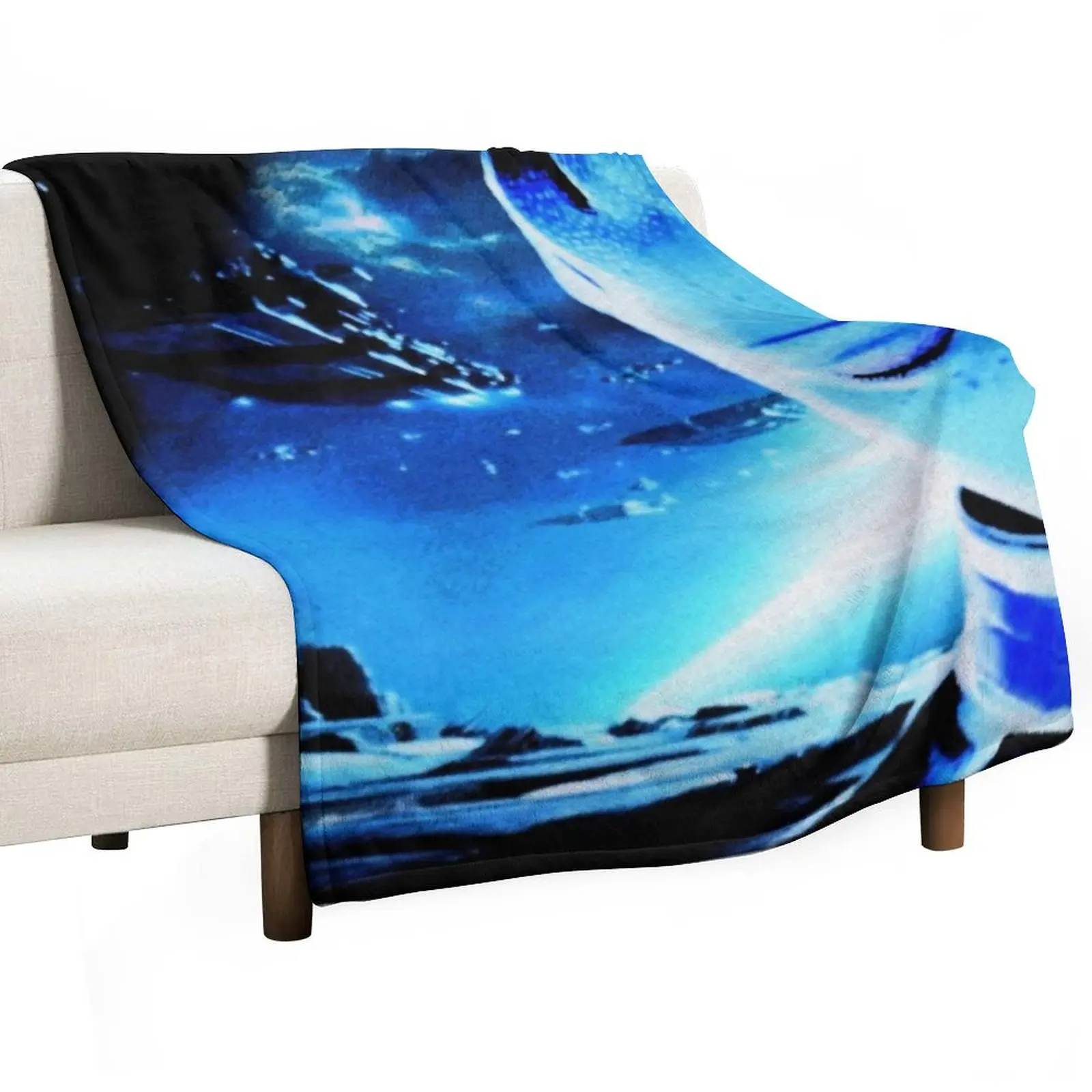 

Mass Effect: Liara T'Soni Digital Painting Throw Blanket wednesday Plaid on the sofa Flannels Sofas Blankets