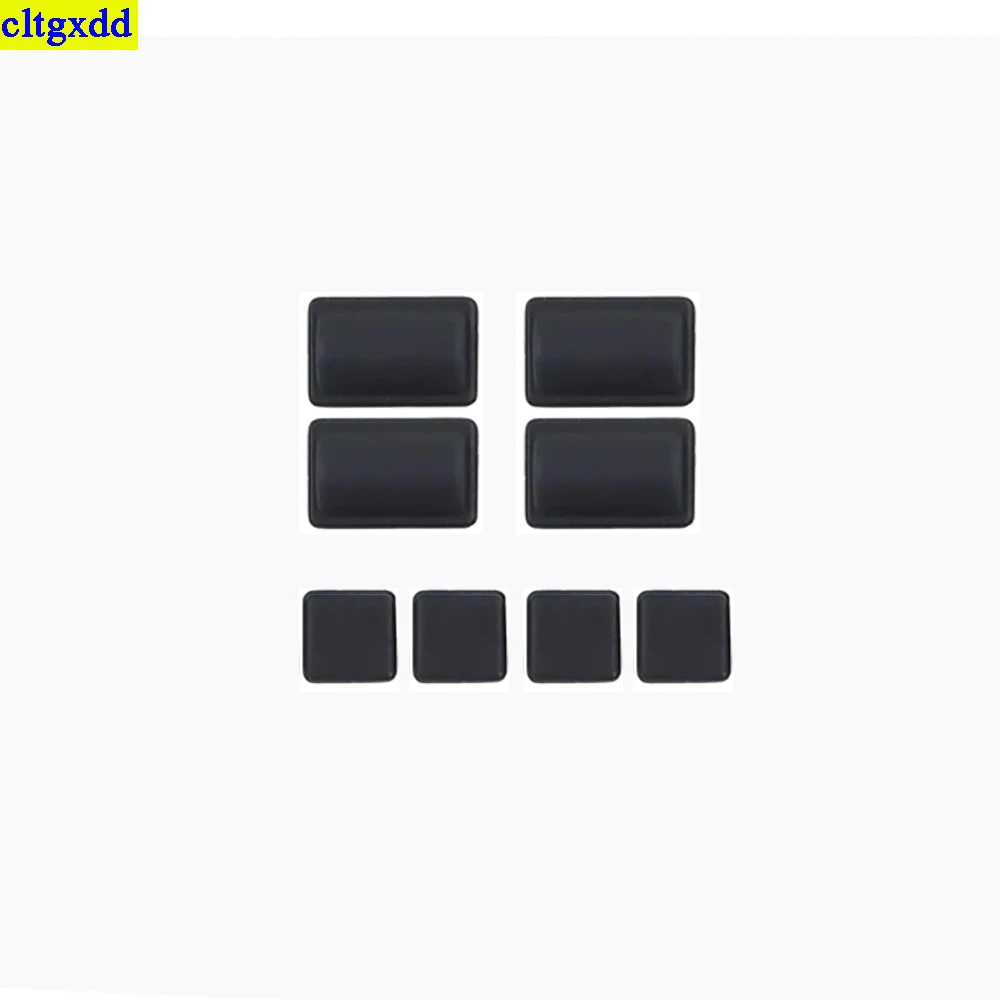 Cltgxdd-wiiコンソール用滑り止めラバーパッド、防塵フットパッド、スクエアソケット、1セット