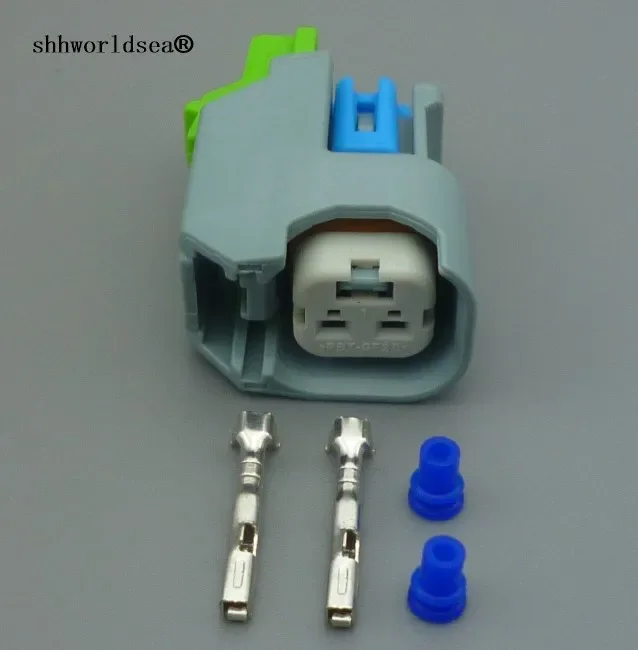 1/100set 2 Pin 2Way For EV6 1.5mm Female Auto Fuel Line Quick Injector Connector Plug Socket 15419715 15423278 15423276