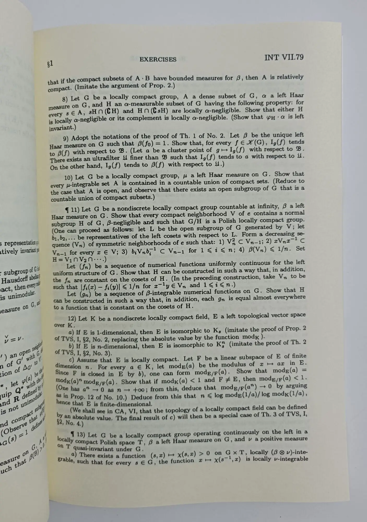 Integração II, Capítulos 7 a 9