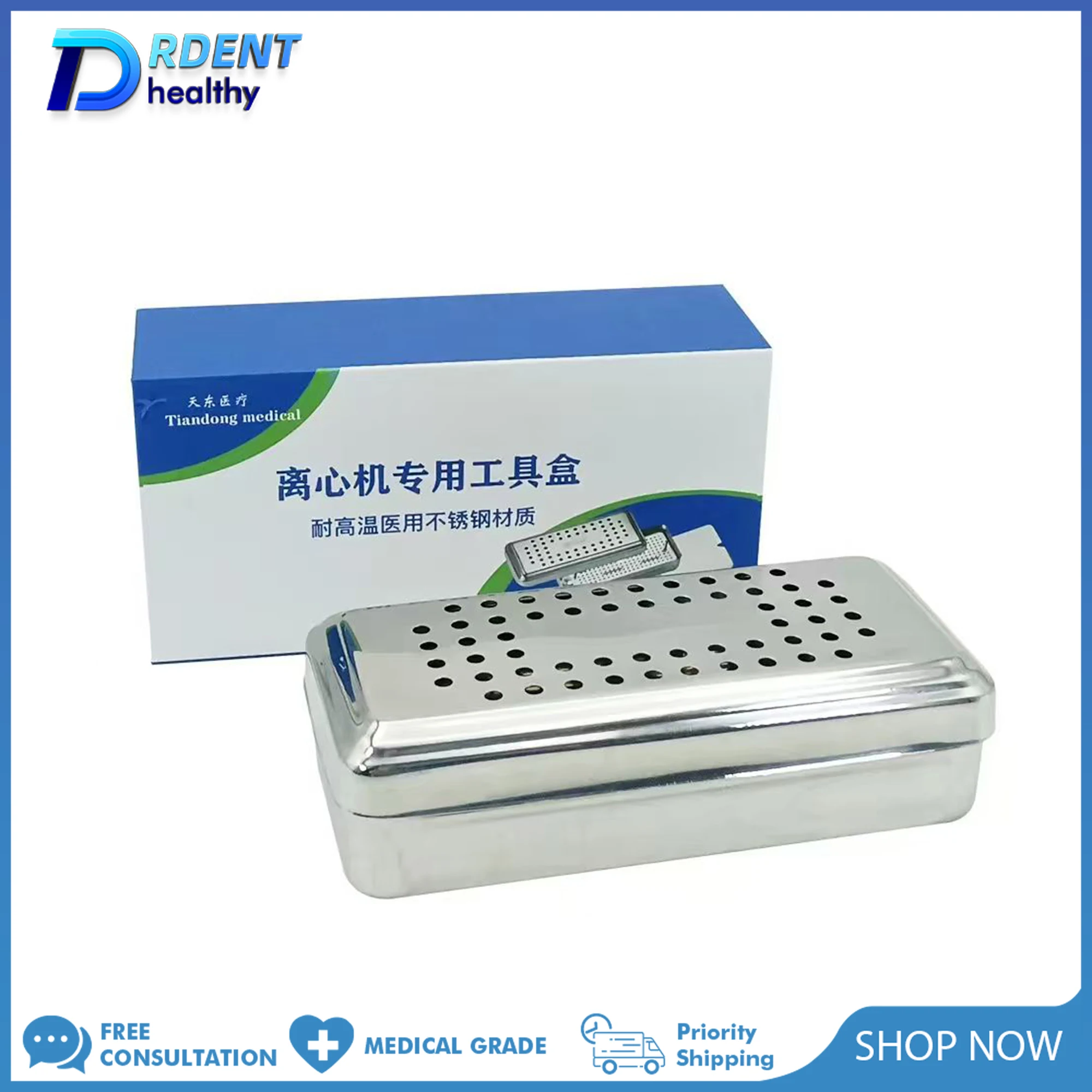 

Dental Implant Surgical PRF CGF Box Stainless Steel Rich Fibrin Bone Membrane Kit Dentistry Lab Surgery Instrument Tools