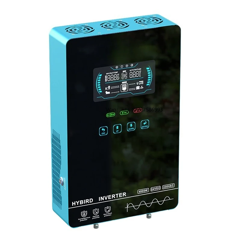 

Hybrid Off-Grid Solar Inverter 4.5kw, 24V DC 150A Support 230V AC 50HZ 60HZ CAN Communication Port