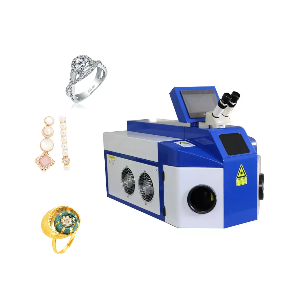 Gold Seller CE Certified Micro Jewelry Welding Machine 200W Power Diamond Setting Precision Welder