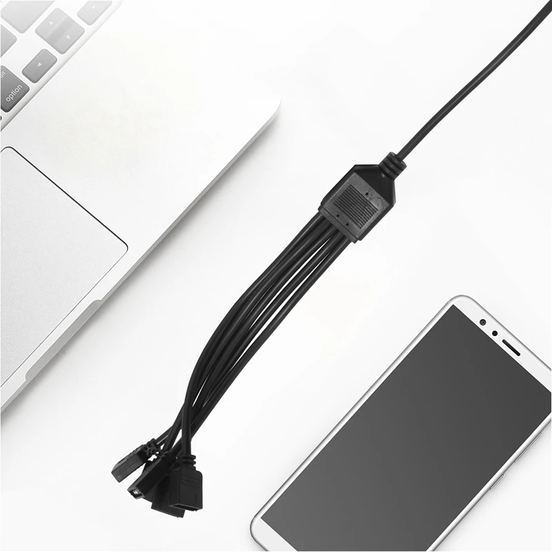 Kipas pendingin CPU, 2 buah kabel adaptor Splitter RGB, ekstensi Motherboard, kabel pemisah kabel kipas 5V 3 Pin untuk komputer, rumah, pendingin CPU