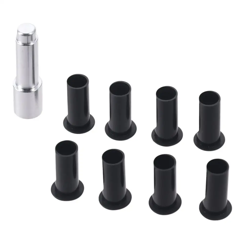 9 Pcs Car Accessories Parts Black Liner Door Bushing Tool Iron Door Hinge Bushings Door Hinge Liners For Jeep Wrangler