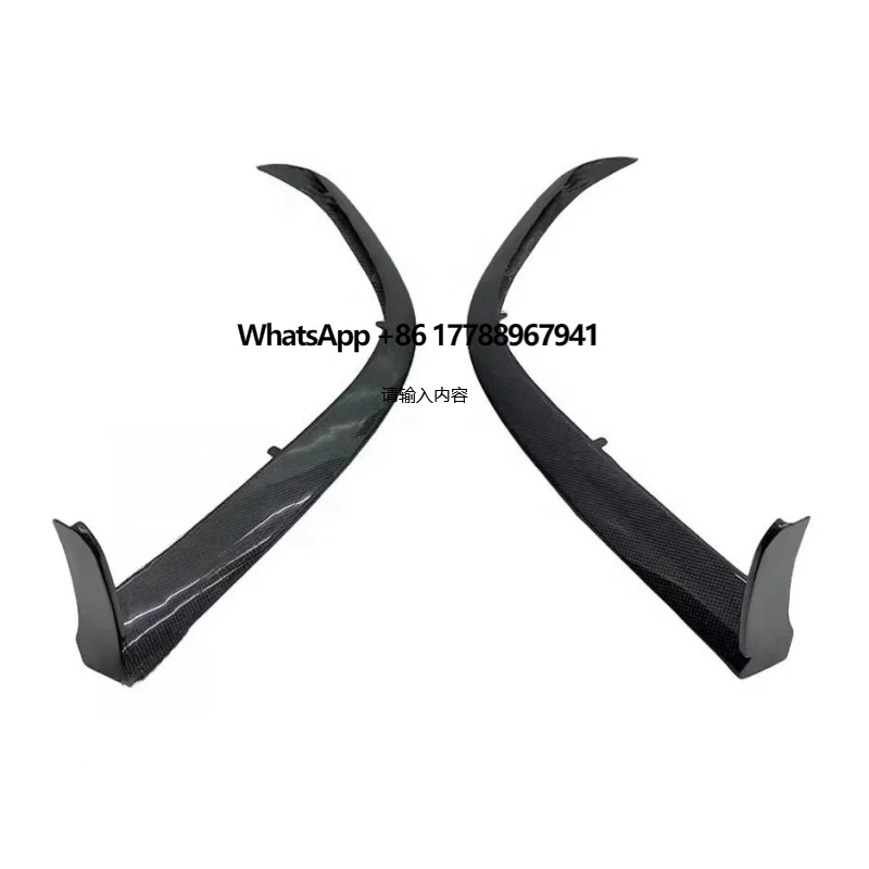 

New Arrival Dry Carbon Fiber OEM Style Bodykit for Ferrari 296 GTB Dry Carbon Fiber Front Bumper Lip Front Bumper Spoier