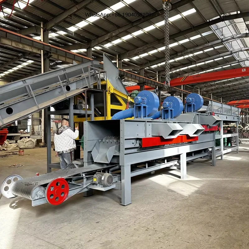 Industrial Waste Separator Air Sorting Machine Construction Stone Waste Sorting Equipment Metal Plastic Waste Sorting Machine