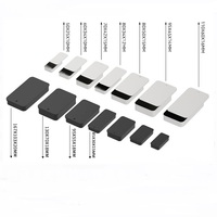 5PCS Rectangular Frosted Push-Pull Chewing Gum Button Storage Metal Box Mini Pill Sliding Cover Tin Box Jewelry Cosmetic Case