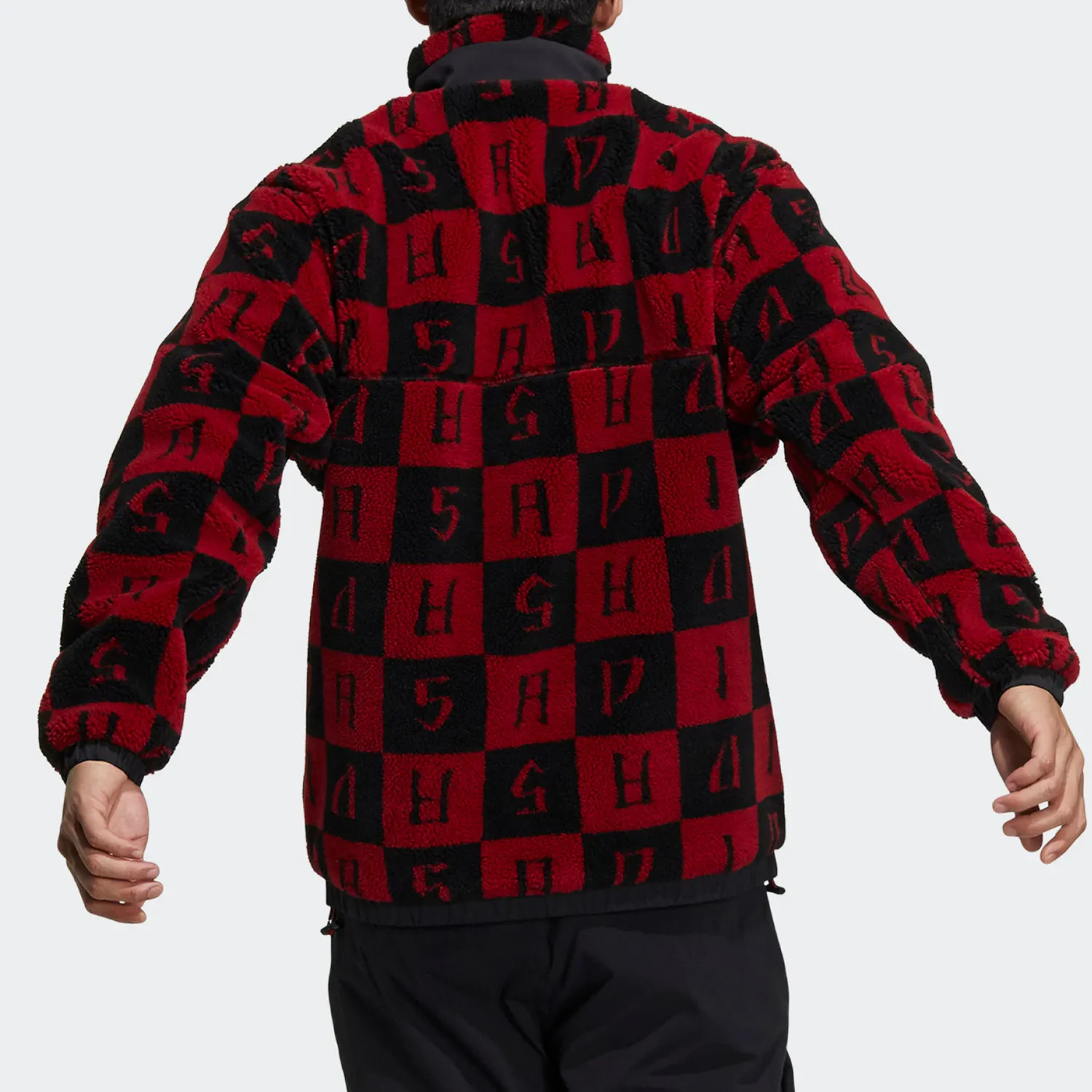 Adidas genuine Reversible Men's Polar Fleece Warm Knit Jacket H39241