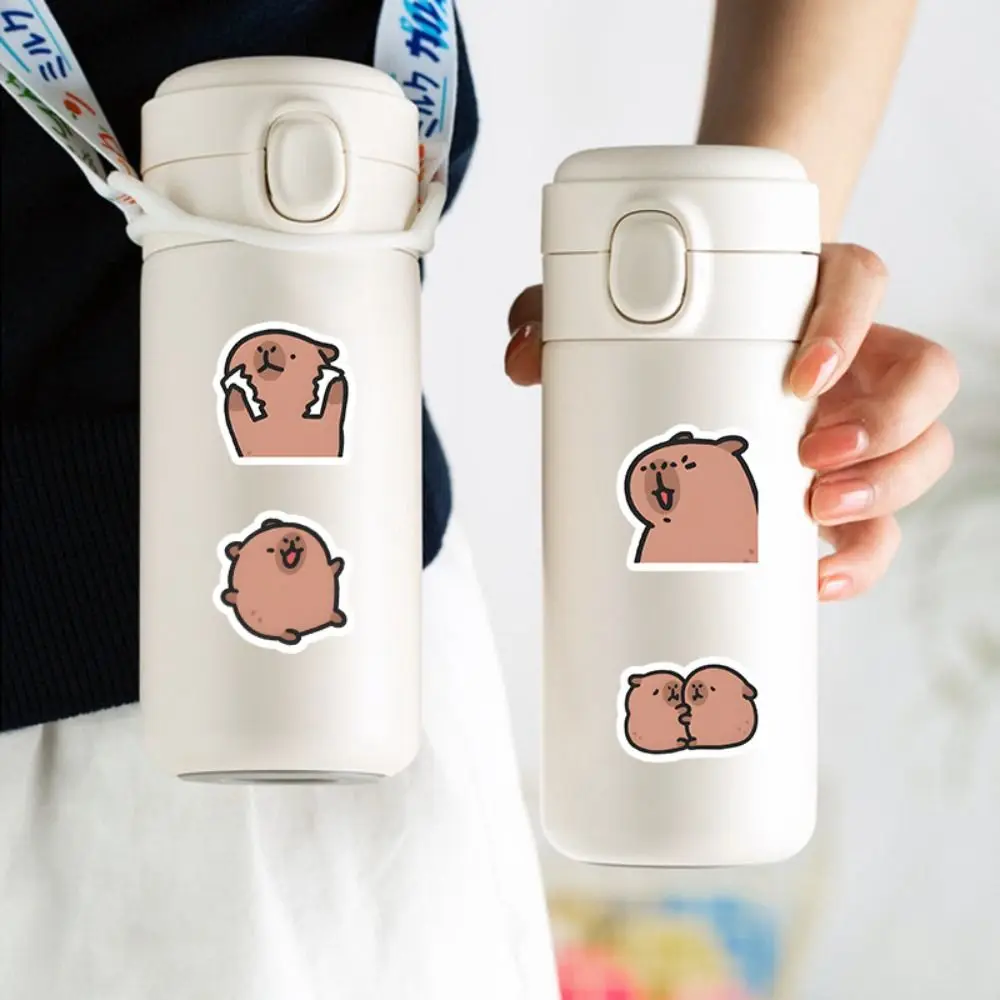 Capybara Cute Capybara Stickers Lovely Fashion Kawaii Cartoon Capibara Stickers Funny DIY Creative Capibara Stickers Children