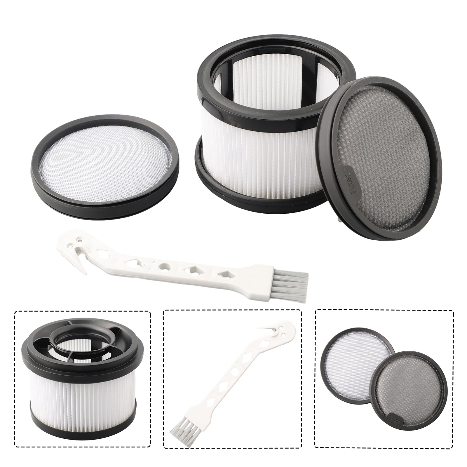 Features Vacuum Cleaner Filter Parts Parts Pack Main Filter Main Function Filtering Dust Package Contents Main Filters