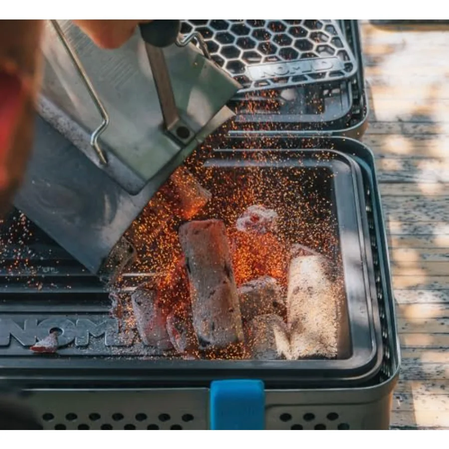 Nomad Fire 100 AllNatural من الخشب الصلب والفحم 10 رطل من ThaiStyle Binchotan مثالية للطهي في الهواء الطلق وشوايات كامادو والشوايات #6