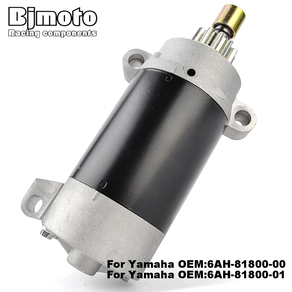 

Motorcycle Starter Motor For Yamaha 9.9HP 13.5HP 15HP 20HP 25HP 6AH-81800-01 6AH-81800-00 Electrical Engine Starters