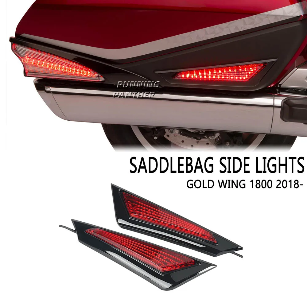 Motorcycle Saddlebag Side Indicator LED Marker Lights Decorative Lamp For Honda Goldwing Gold Wing GL 1800 GL1800 F6B 2018-2023