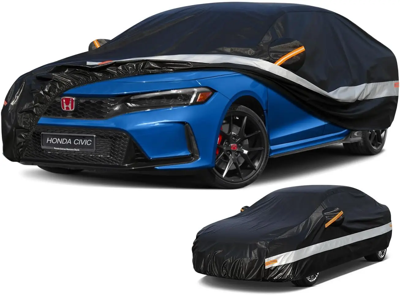 

Custom Fit Car Cover for Honda Civic Sedan 1991-2024, Waterproof All Weather Protection