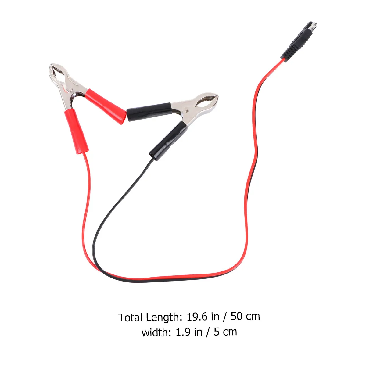 50Cm Sae to Alligator Clips Adapter Cable 12V 24V Motorcycle Solar Panel Battery Charger Power Supply for Car LED Electronics view 6