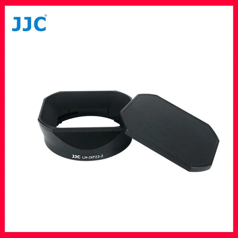 

JJC Lens Hood and Cap for Fujifilm Fuji Fujinon XF 23mm & 33mm F1.4 R LM WR lens replace LH-XF23 II / LH-JXF23-2