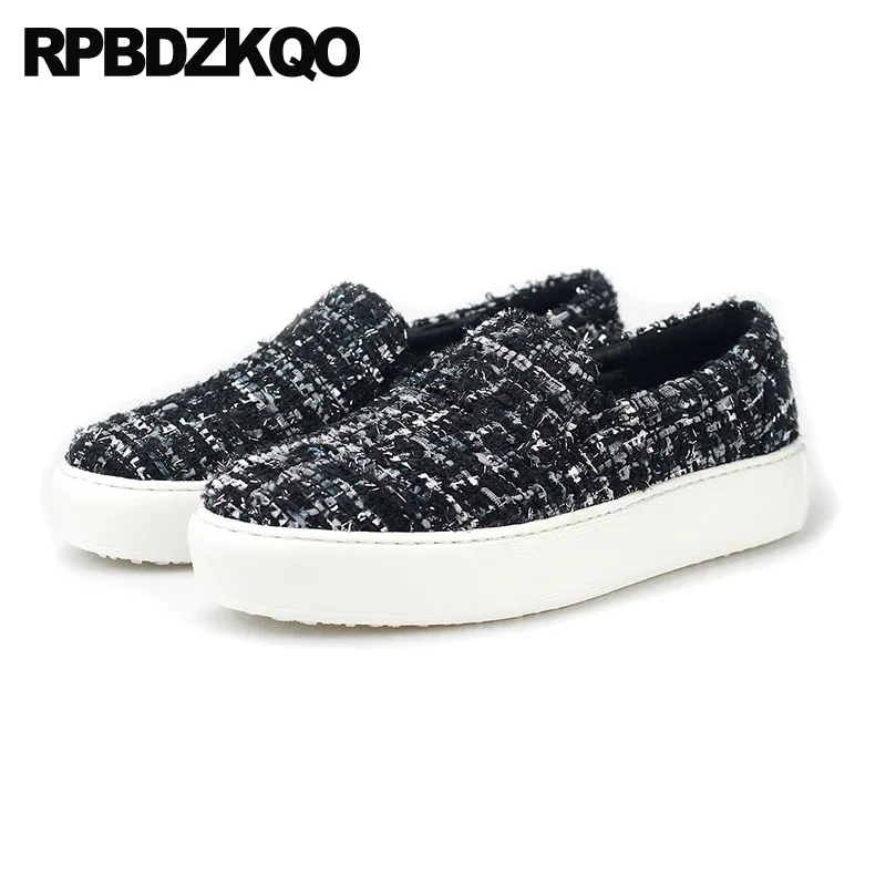 

Slip On Trainers Platform Sneakers Trending Skate Braided Designer 46 11 Sport Men Shoes Casual Fashion Woven Big Size Creepers