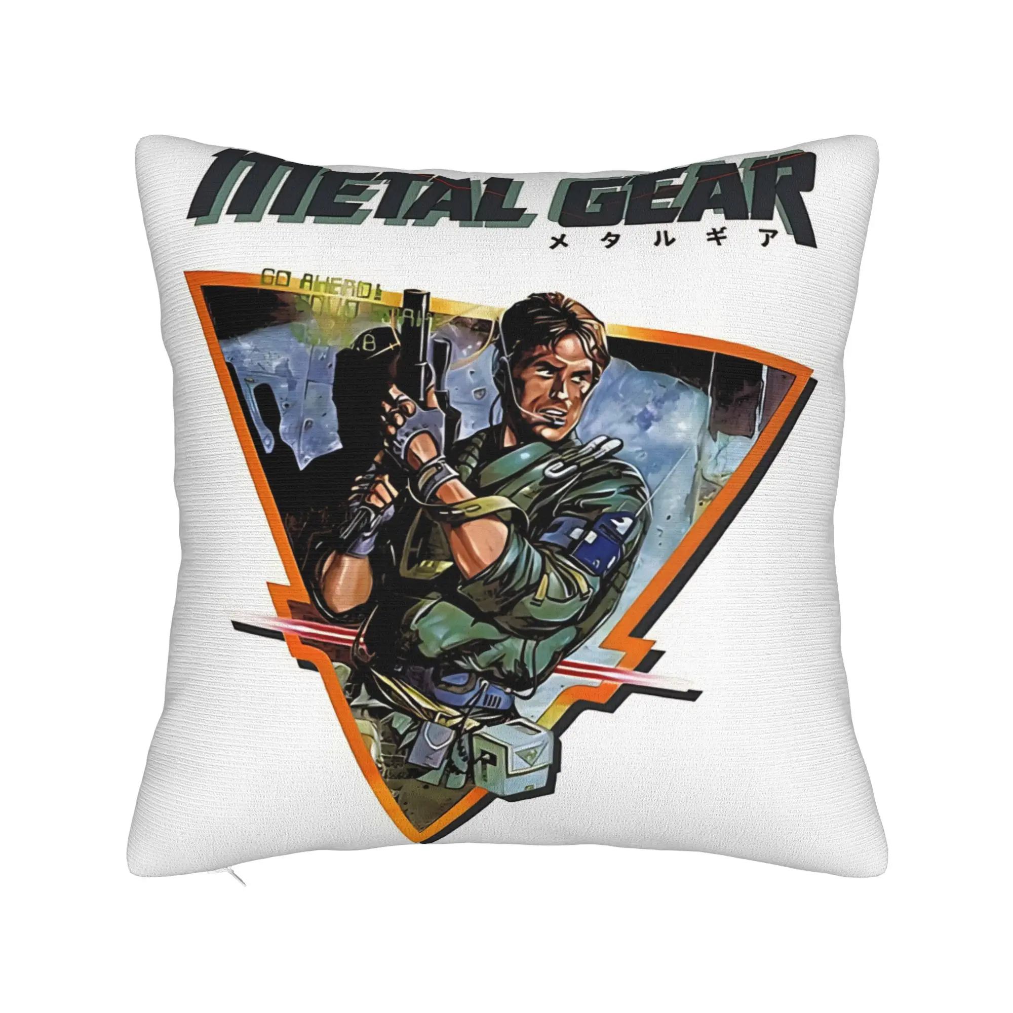 Operation Intruder Metal Gear Solid Pillowcases  Fashion Pillow Case For Sofa Home Decoration Graphic Pillow Cover