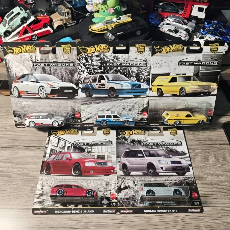 

Hot Wheels Original FPY86 Fast Wagons Serise 1:64 Die Casting Model Car Audi Volvo Benz Collection Model Toys Surprise Toy Cars