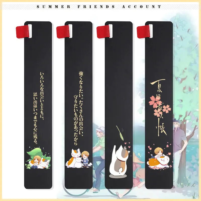 

Anime Natsume's Book of Friends Teacher Cat Madara Creative Metal Bookmark Ruler Pendant Present Gift