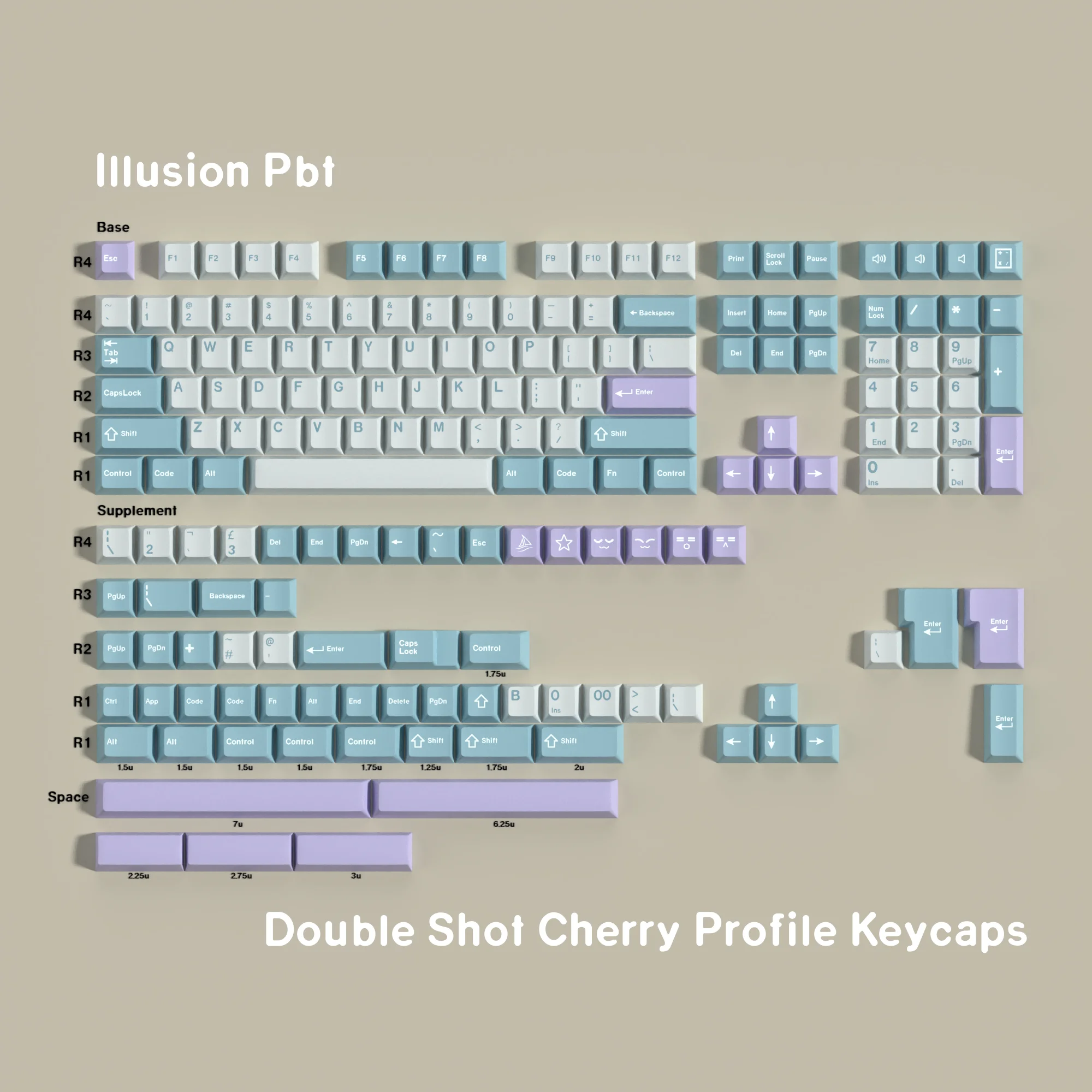 Double Shot Keycaps Pbt GMK JTK Clone Big Set Keycaps 7u Alice Split Space Bars ISO ANSI-indeling voor mechanisch toetsenbord Wooting