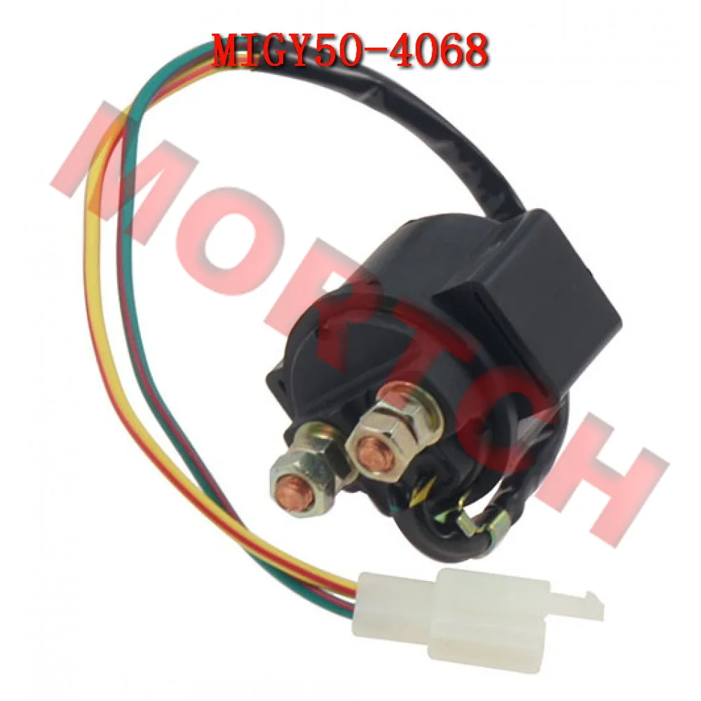 

Starter Solenoid Starter Relay for Scooter Go-Kart GY6 50 125 150 139QMB 152QMI 157QMJ Hammerhead 150 Big Bear Warrior YFM350