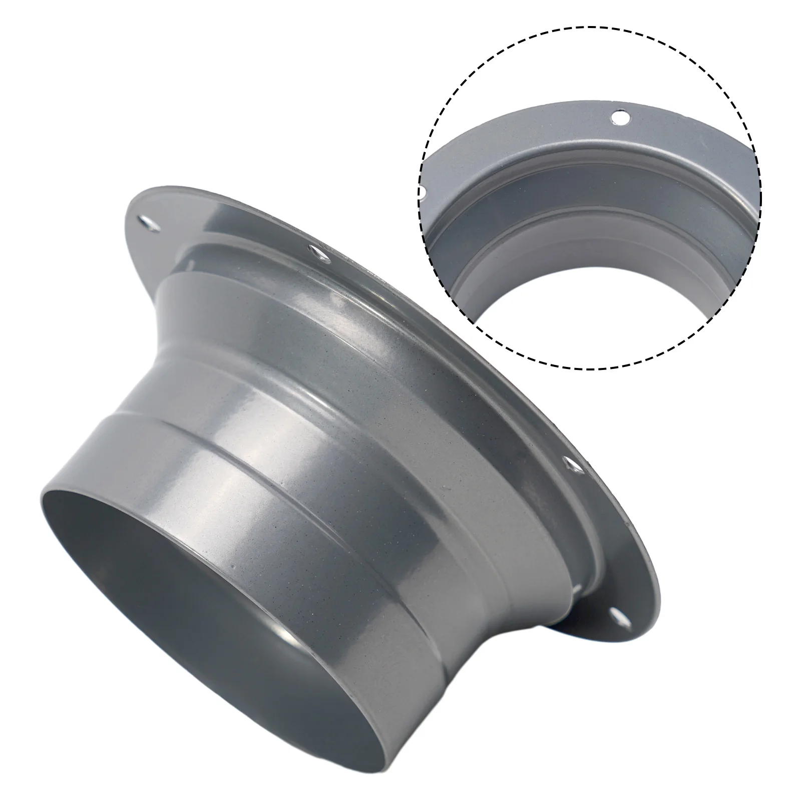 

Heavy Duty Metal Flange Air Vent Connector 4 10 Inch Round Pipe Aluminum Tube for Ventilation and Exhaust Systems