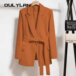 Women's Blazer Coat 2024 Spring Autumn Korean Version Leisure Ladies Suit Jacket Design Sense Korean Version Female Suit Top