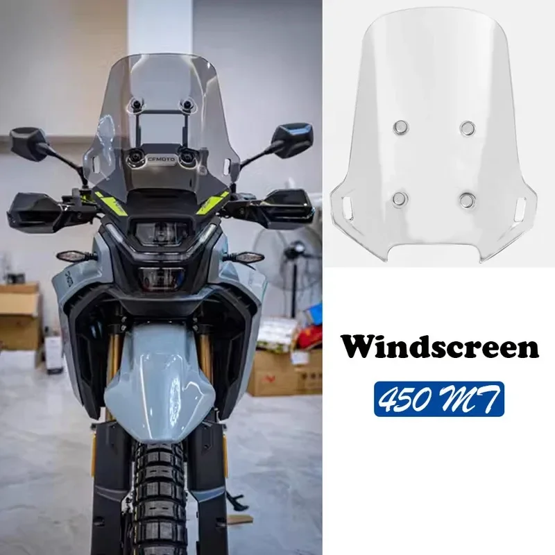 For CFMOTO 450MT Windshield Motorcycle Heightening and Widening Windshield 2024 450 MT Modification Accessories