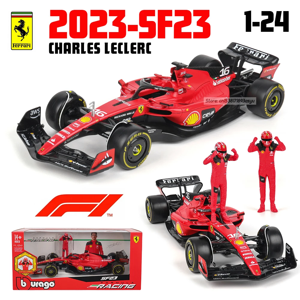 bburago-1-24-2023-f1-ferrari-sf23-winning-doll-16-Леклерк-55-Модель-автомобиля-sainz-super-toy-из-сплава-металла-гоночная-модель-Формулы-литая-под-давлением-игрушка
