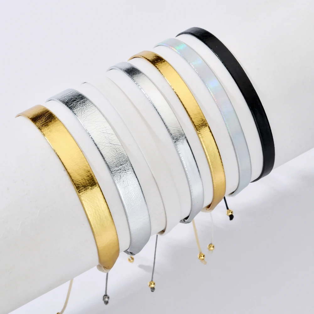 Zmzy Gold Color Lea… - image