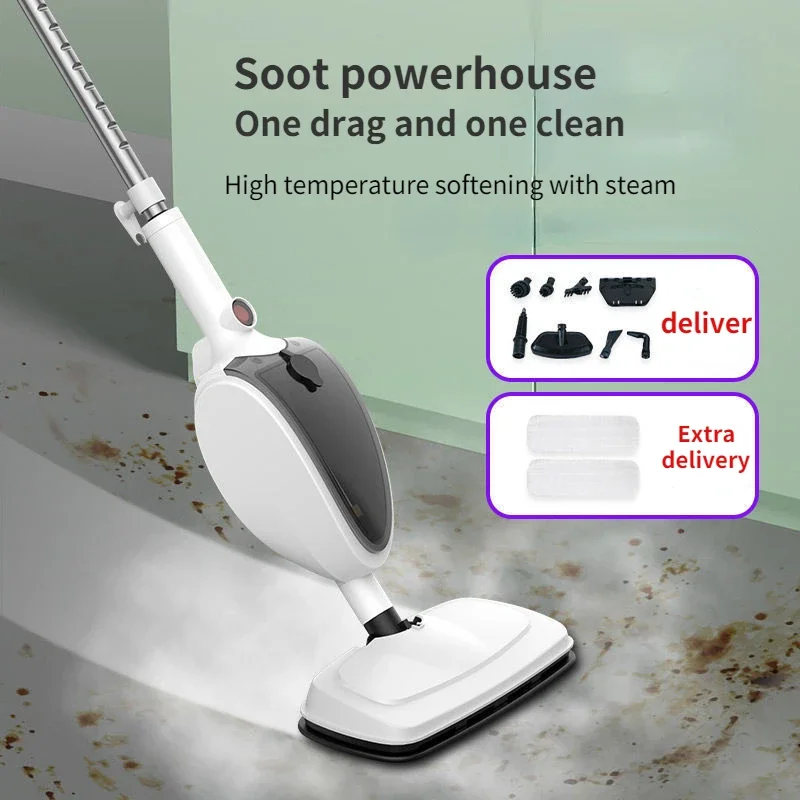 High-temperature Steam Mop Household Non-wireless Electric Multi-function Vacuum Cleaner Two-in-one Mopping Floor