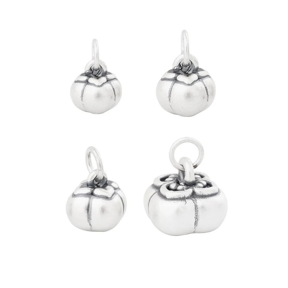 

Подвески из серебра 925 пробы, маленькое ожерелье с хурмой, кулон, аксессуары ручной работы «сделай сам», подвески для браслета Plata 925