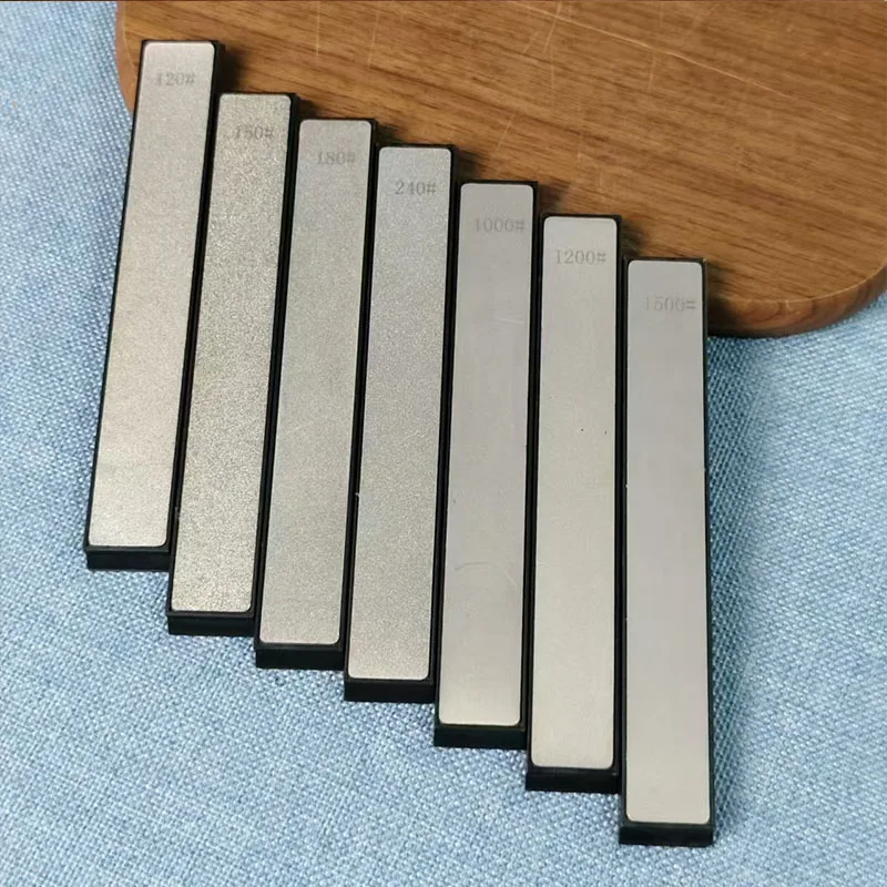 Diamond Sharpening Stones Set Multi Grit Whetstone Kit with Angle Guide Professional Kitchen Outdoor Knife Sharpener Tool